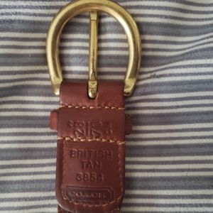 Vintage Coach leather braided belt